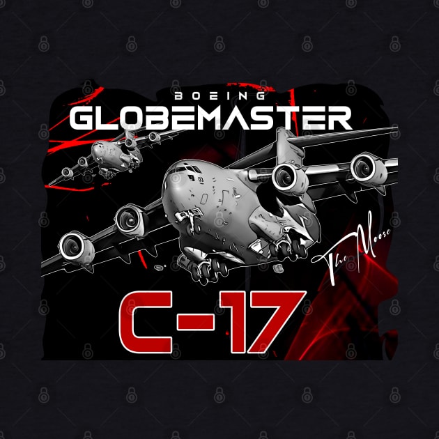 C-17 Globemaster Military Aircraft by aeroloversclothing